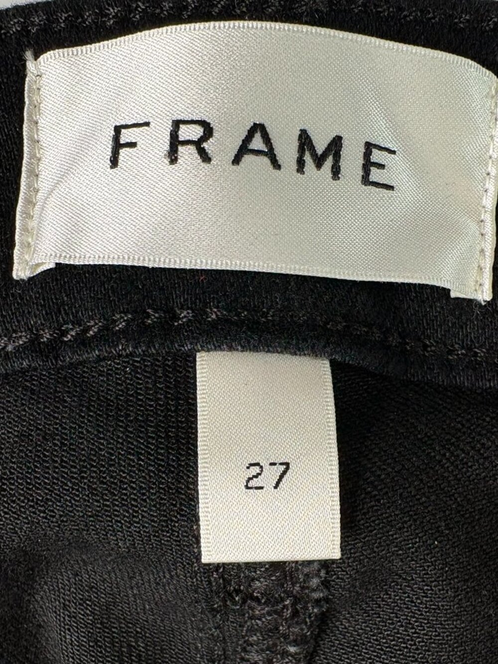 FRAME Reboot High Rise Bootcut Jeans – Black – Size 27 – NWT Soft Stretch Denim - Picture 9 of 14